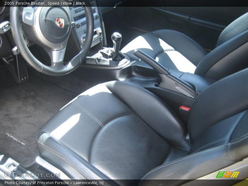 Speed Yellow / Black 2005 Porsche Boxster