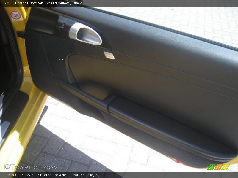 Speed Yellow / Black 2005 Porsche Boxster