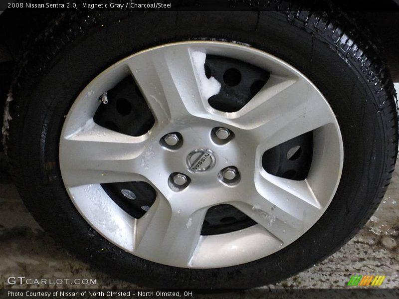 Magnetic Gray / Charcoal/Steel 2008 Nissan Sentra 2.0