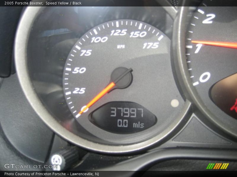 Speed Yellow / Black 2005 Porsche Boxster