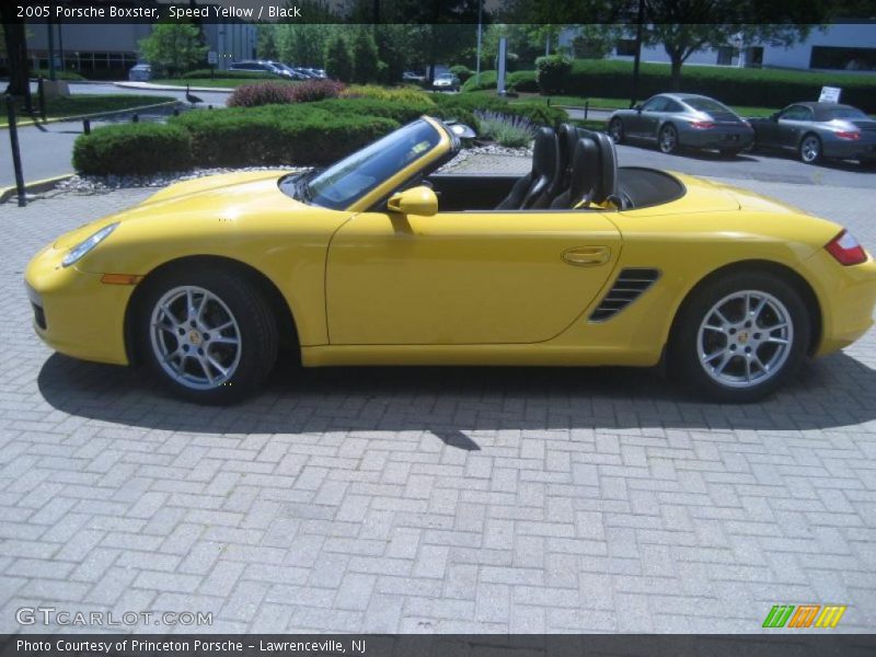 Speed Yellow / Black 2005 Porsche Boxster