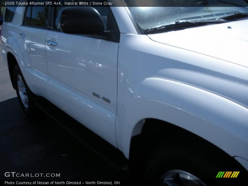 Natural White / Stone Gray 2008 Toyota 4Runner SR5 4x4