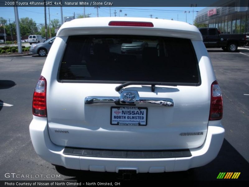 Natural White / Stone Gray 2008 Toyota 4Runner SR5 4x4