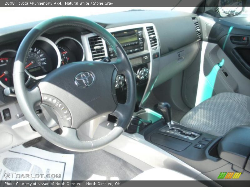 Natural White / Stone Gray 2008 Toyota 4Runner SR5 4x4