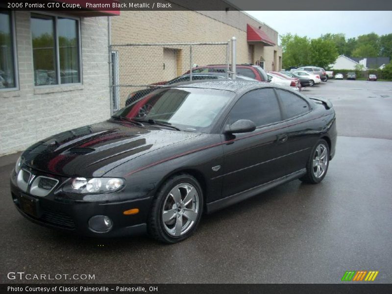 Phantom Black Metallic / Black 2006 Pontiac GTO Coupe