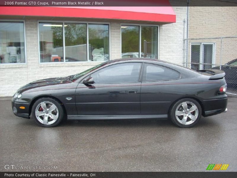 Phantom Black Metallic / Black 2006 Pontiac GTO Coupe