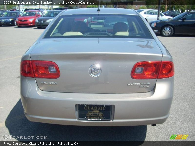 Sandstone Metallic / Cocoa/Cashmere 2007 Buick Lucerne CXL
