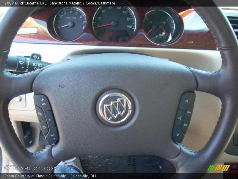 Sandstone Metallic / Cocoa/Cashmere 2007 Buick Lucerne CXL
