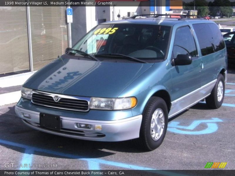 Medium Seafoam Metallic / Graphite 1998 Mercury Villager LS