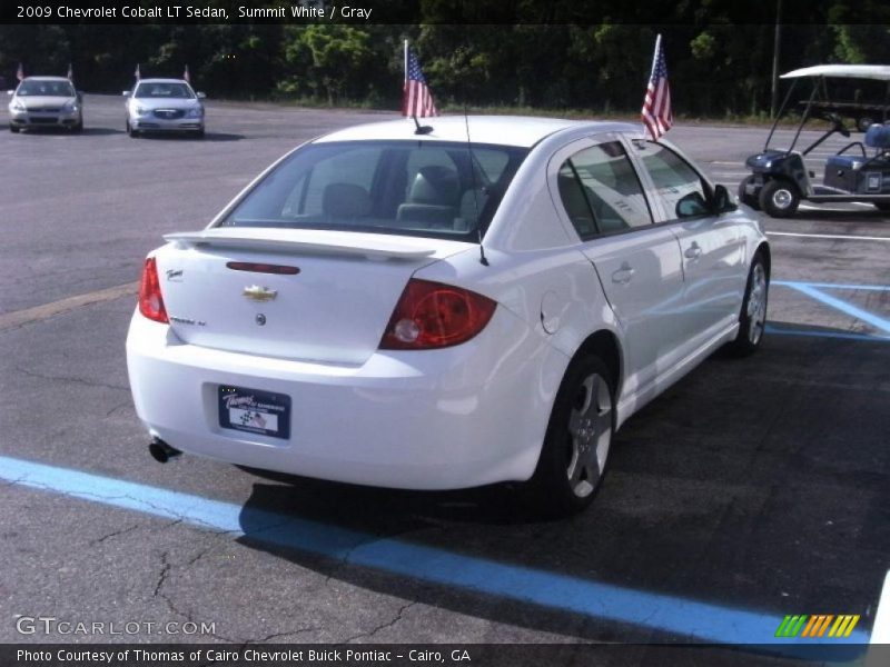 Summit White / Gray 2009 Chevrolet Cobalt LT Sedan