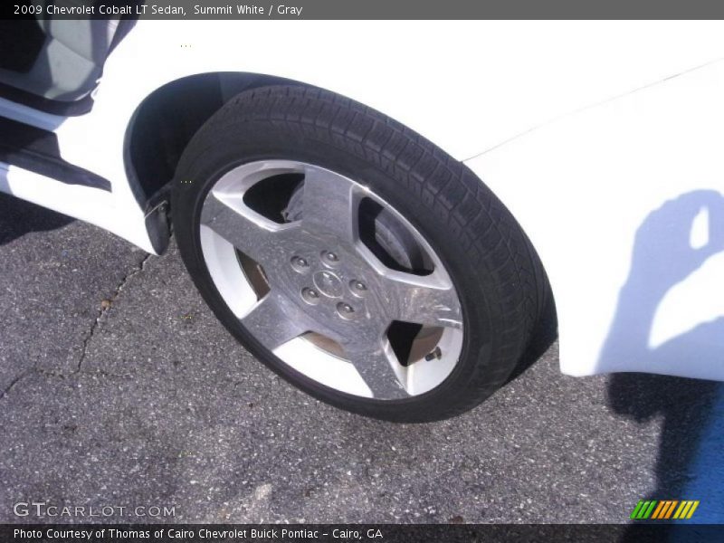 Summit White / Gray 2009 Chevrolet Cobalt LT Sedan