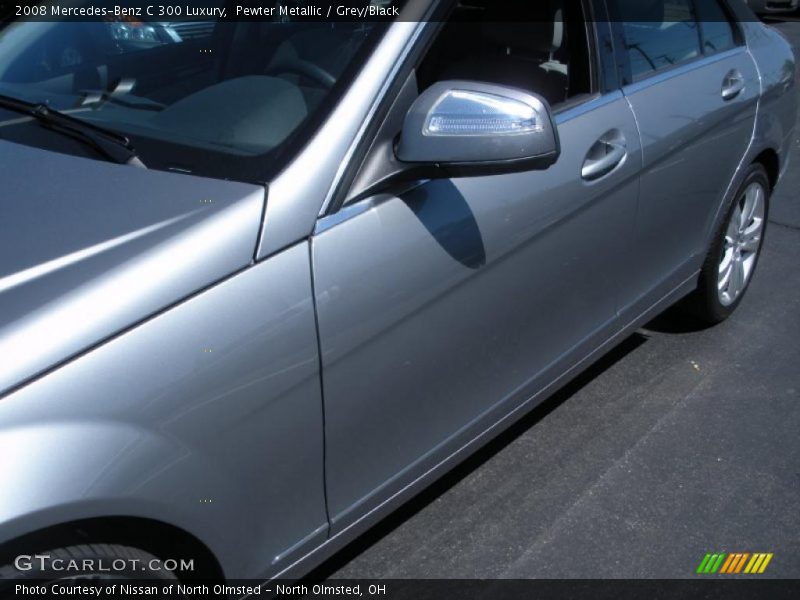 Pewter Metallic / Grey/Black 2008 Mercedes-Benz C 300 Luxury
