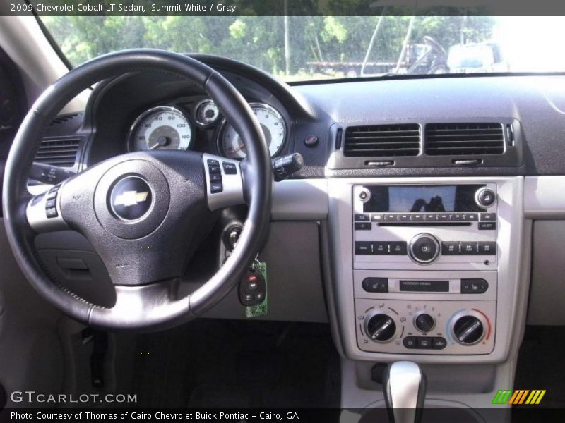 Summit White / Gray 2009 Chevrolet Cobalt LT Sedan