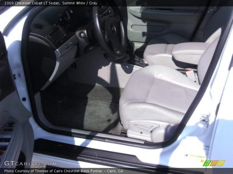 Summit White / Gray 2009 Chevrolet Cobalt LT Sedan