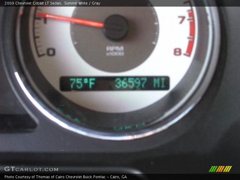 Summit White / Gray 2009 Chevrolet Cobalt LT Sedan