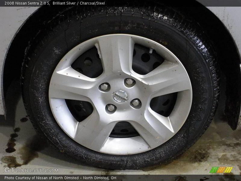 Brilliant Silver / Charcoal/Steel 2008 Nissan Sentra 2.0 S