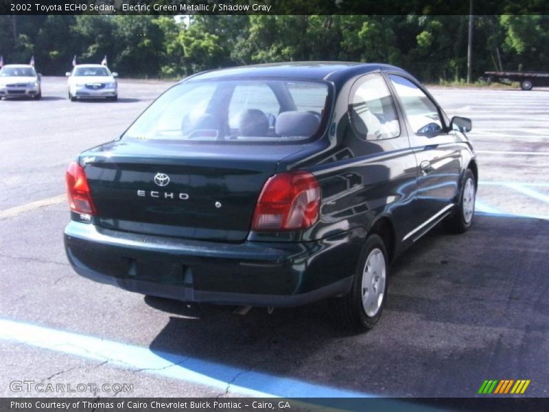 Electric Green Metallic / Shadow Gray 2002 Toyota ECHO Sedan