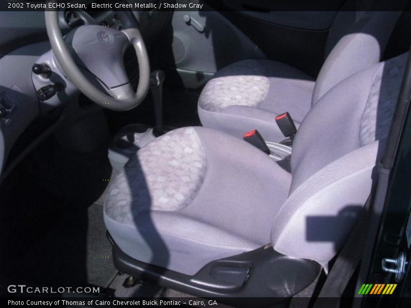 Electric Green Metallic / Shadow Gray 2002 Toyota ECHO Sedan