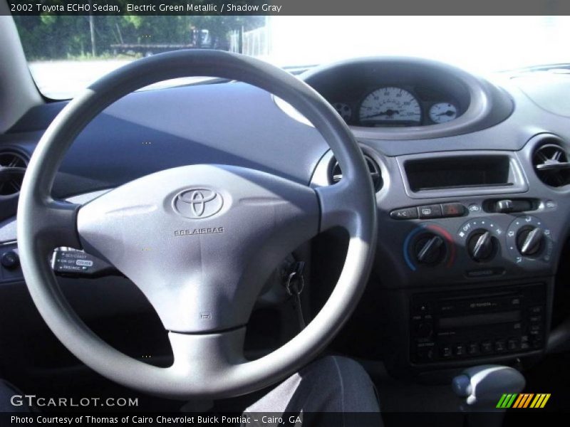 Electric Green Metallic / Shadow Gray 2002 Toyota ECHO Sedan