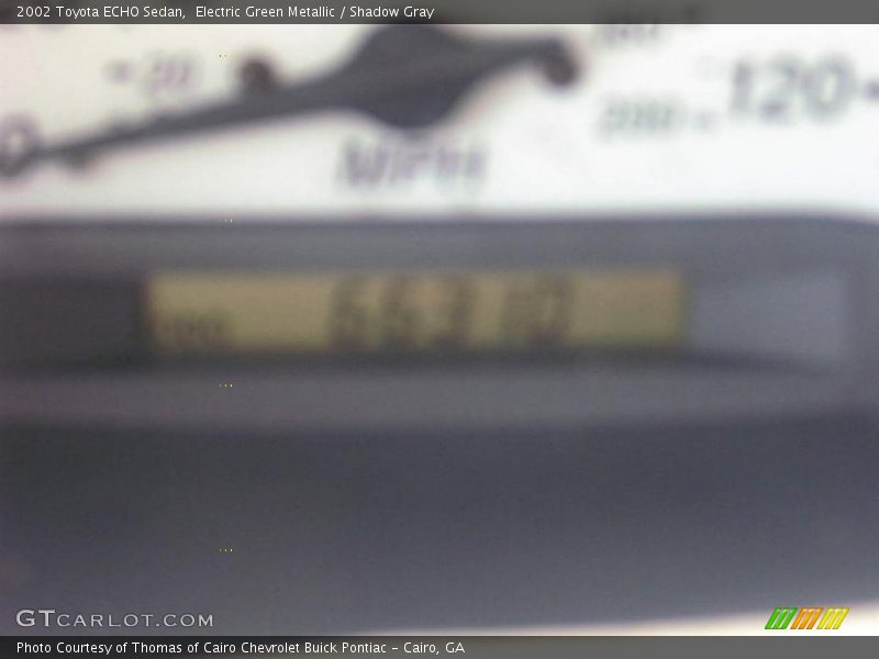 Electric Green Metallic / Shadow Gray 2002 Toyota ECHO Sedan
