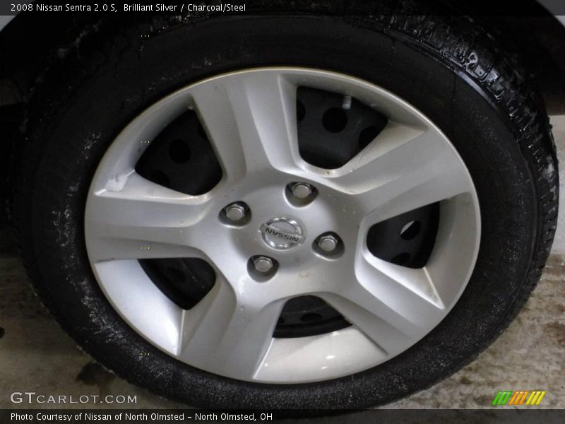 Brilliant Silver / Charcoal/Steel 2008 Nissan Sentra 2.0 S