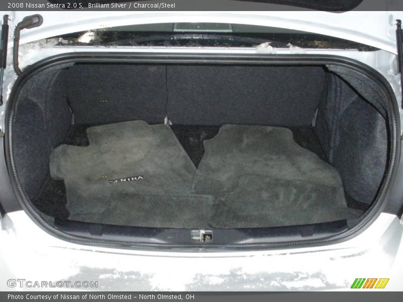 Brilliant Silver / Charcoal/Steel 2008 Nissan Sentra 2.0 S