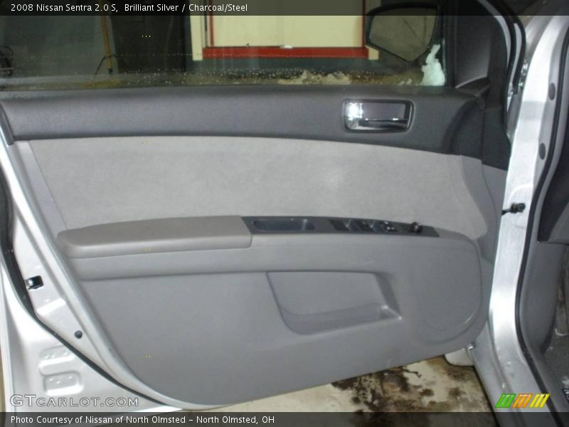 Brilliant Silver / Charcoal/Steel 2008 Nissan Sentra 2.0 S
