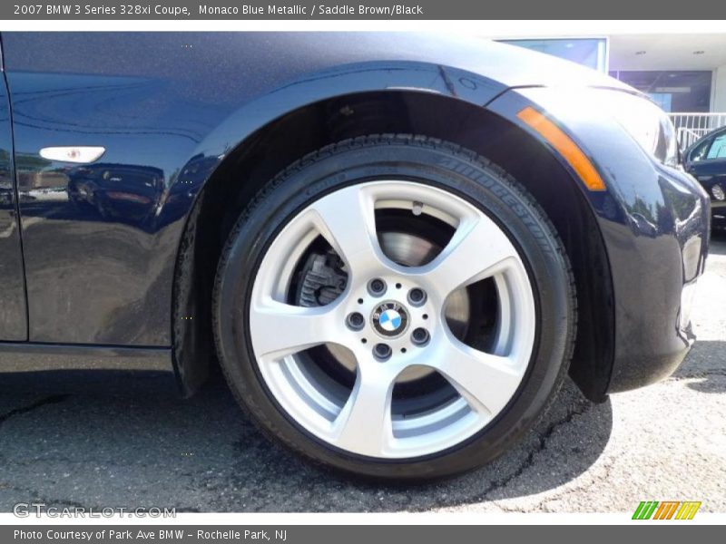 Monaco Blue Metallic / Saddle Brown/Black 2007 BMW 3 Series 328xi Coupe