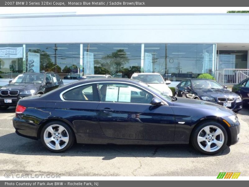 Monaco Blue Metallic / Saddle Brown/Black 2007 BMW 3 Series 328xi Coupe