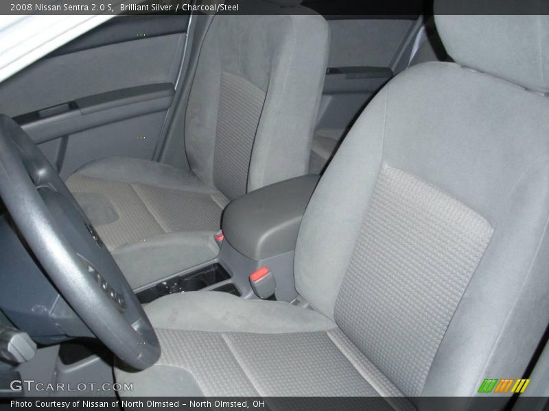 Brilliant Silver / Charcoal/Steel 2008 Nissan Sentra 2.0 S