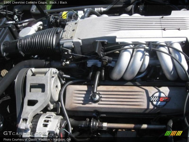 Black / Black 1986 Chevrolet Corvette Coupe