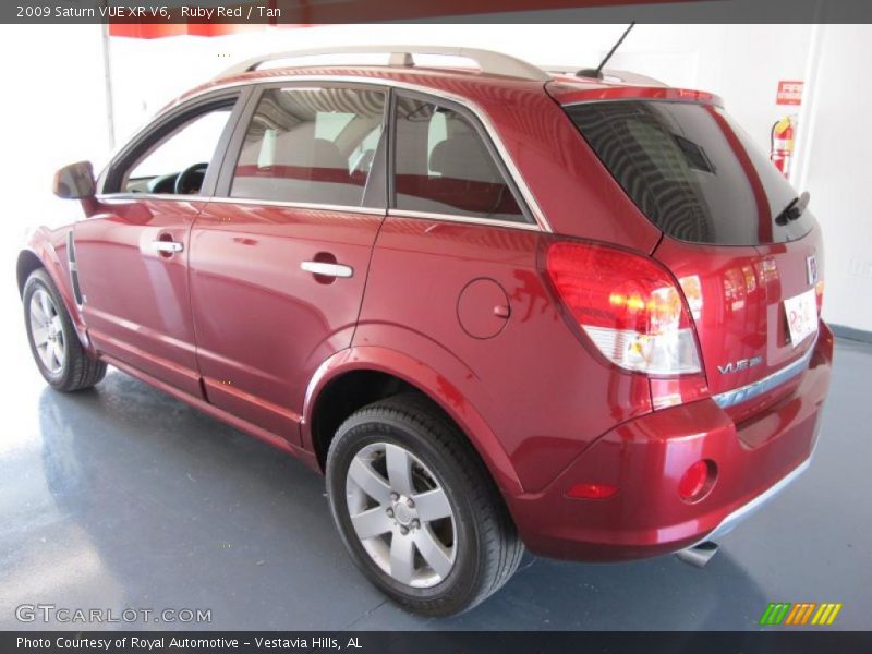 Ruby Red / Tan 2009 Saturn VUE XR V6