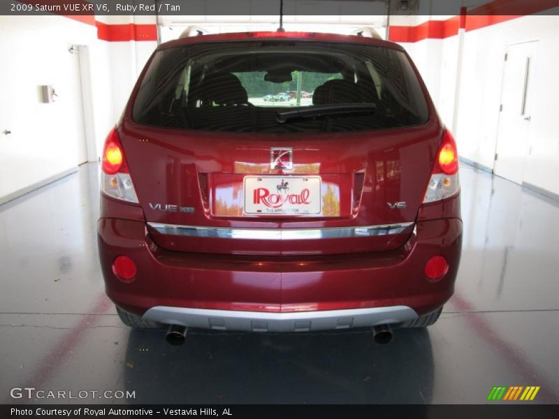 Ruby Red / Tan 2009 Saturn VUE XR V6