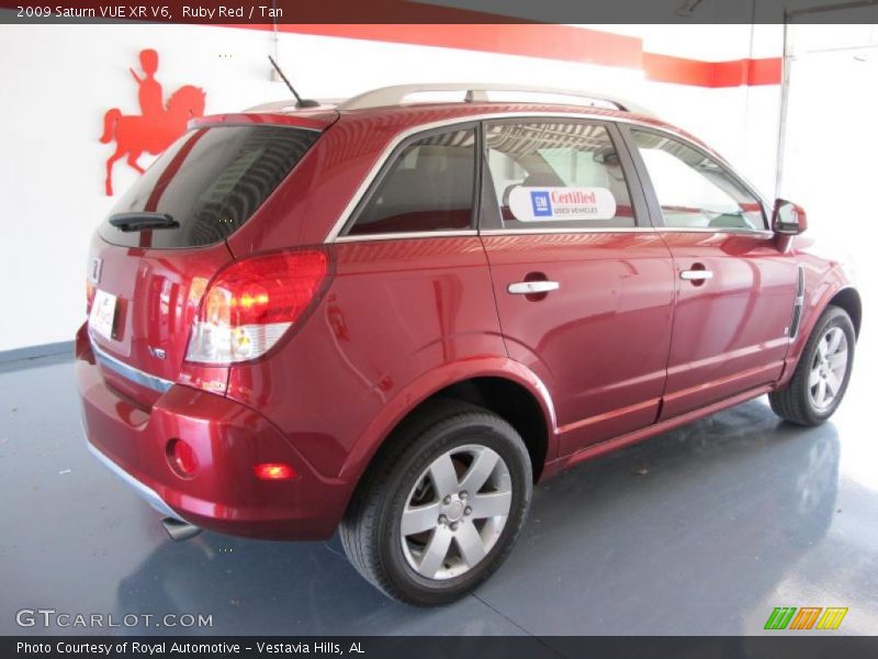 Ruby Red / Tan 2009 Saturn VUE XR V6