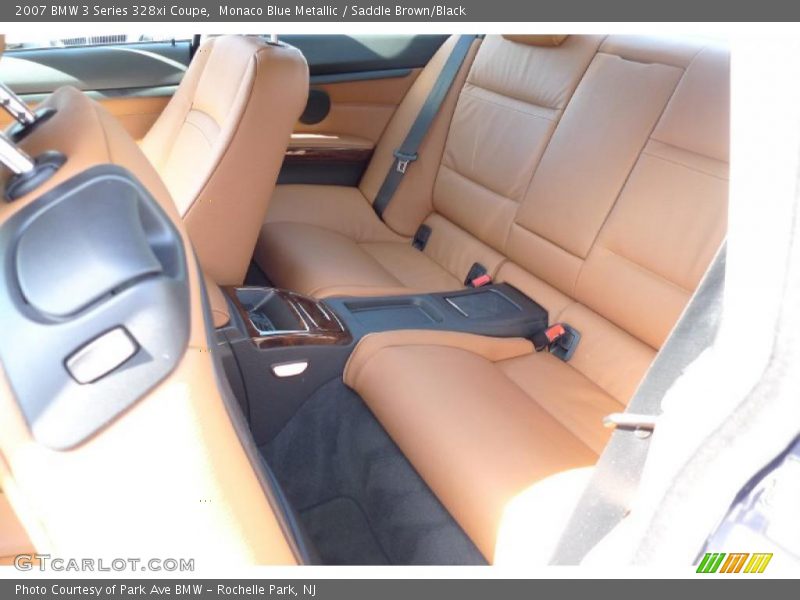 Monaco Blue Metallic / Saddle Brown/Black 2007 BMW 3 Series 328xi Coupe
