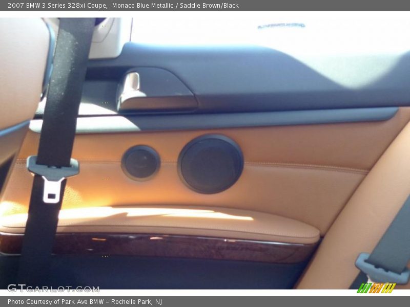 Monaco Blue Metallic / Saddle Brown/Black 2007 BMW 3 Series 328xi Coupe