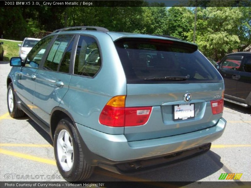 Grey Green Metallic / Beige 2003 BMW X5 3.0i