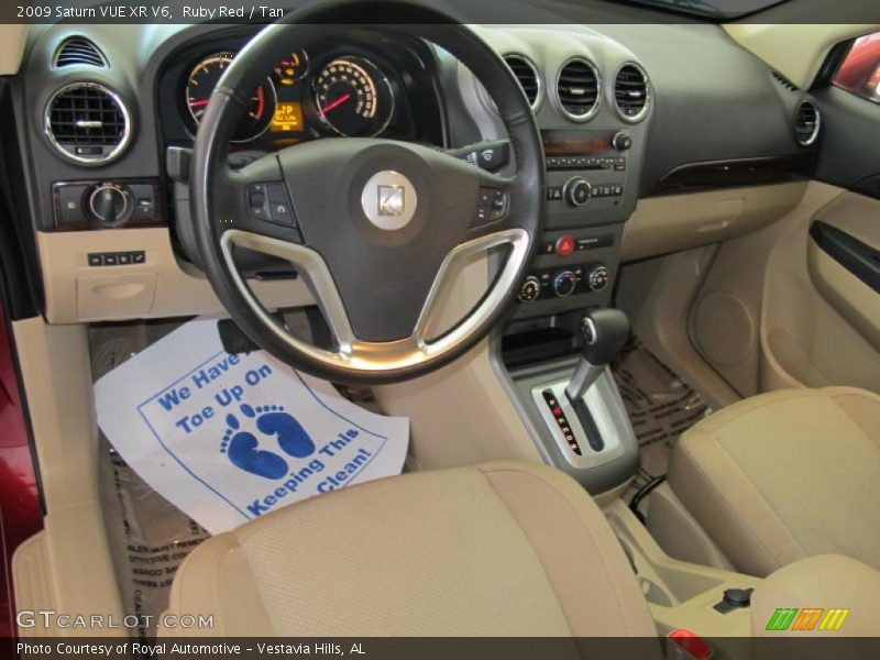 Ruby Red / Tan 2009 Saturn VUE XR V6