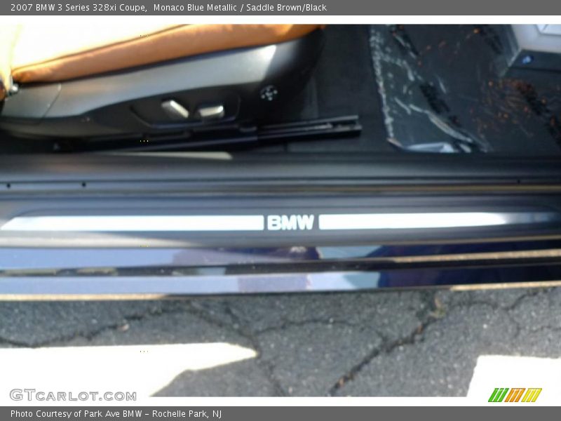 Monaco Blue Metallic / Saddle Brown/Black 2007 BMW 3 Series 328xi Coupe
