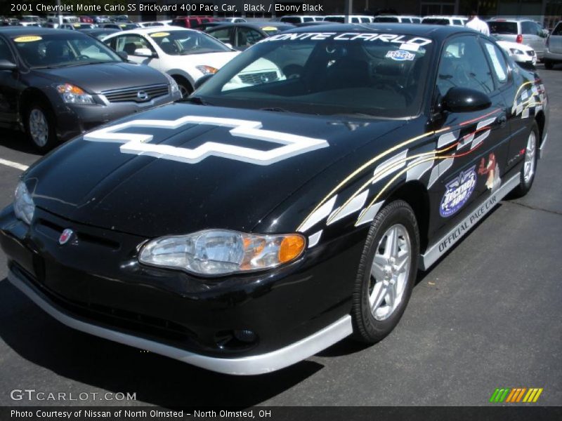 Black / Ebony Black 2001 Chevrolet Monte Carlo SS Brickyard 400 Pace Car