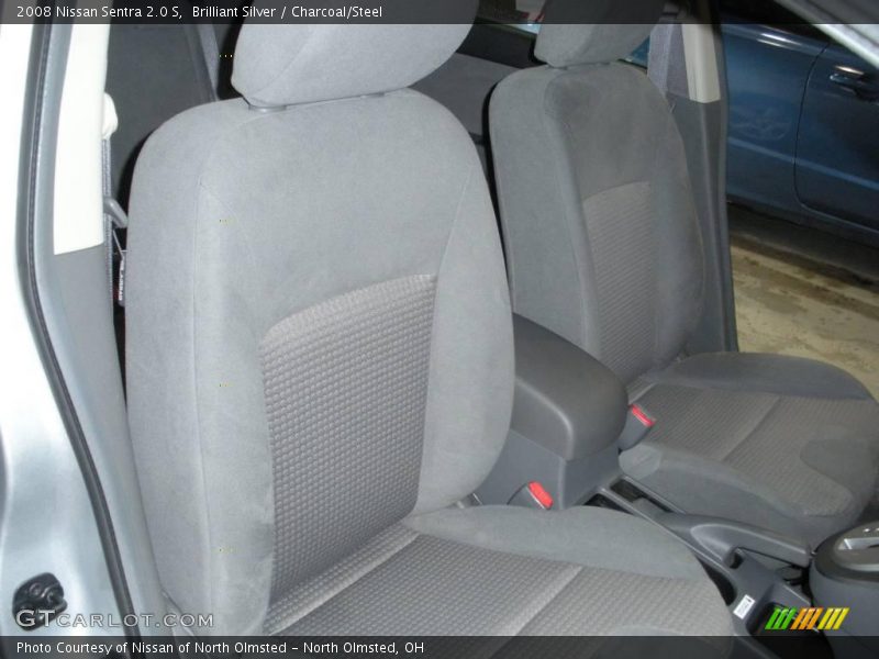 Brilliant Silver / Charcoal/Steel 2008 Nissan Sentra 2.0 S