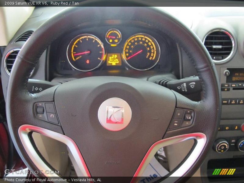 Ruby Red / Tan 2009 Saturn VUE XR V6