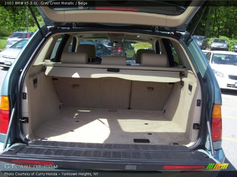 Grey Green Metallic / Beige 2003 BMW X5 3.0i