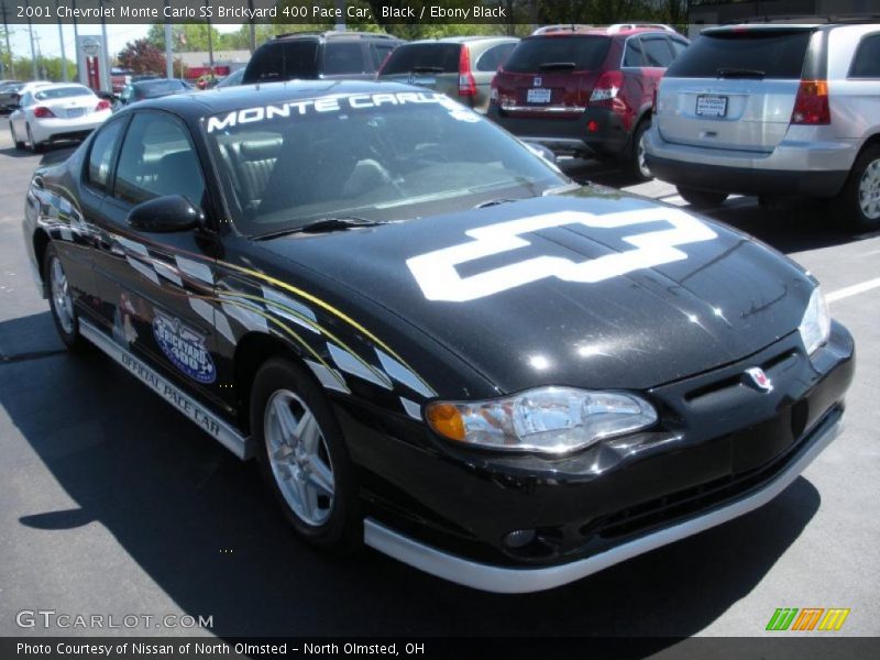 Black / Ebony Black 2001 Chevrolet Monte Carlo SS Brickyard 400 Pace Car