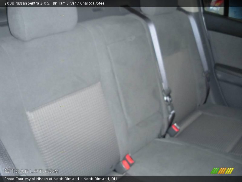 Brilliant Silver / Charcoal/Steel 2008 Nissan Sentra 2.0 S