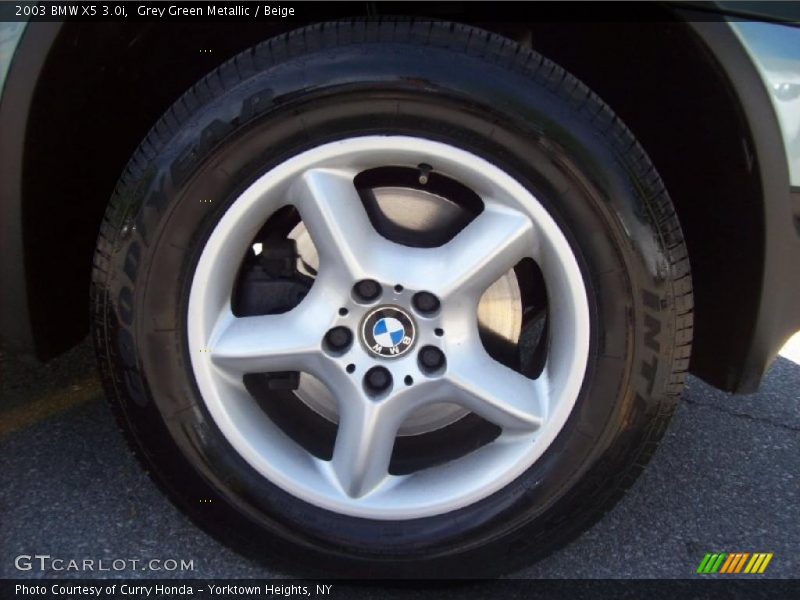 Grey Green Metallic / Beige 2003 BMW X5 3.0i