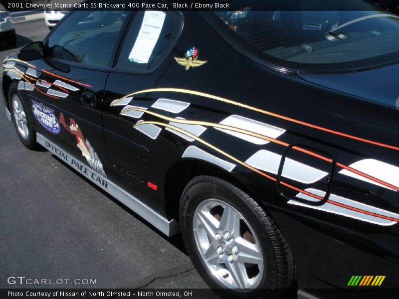 Black / Ebony Black 2001 Chevrolet Monte Carlo SS Brickyard 400 Pace Car