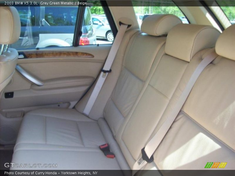 Grey Green Metallic / Beige 2003 BMW X5 3.0i