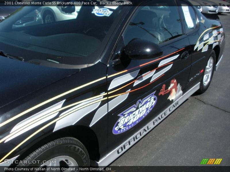 Black / Ebony Black 2001 Chevrolet Monte Carlo SS Brickyard 400 Pace Car