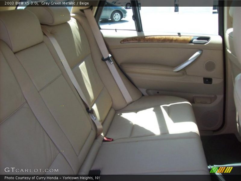 Grey Green Metallic / Beige 2003 BMW X5 3.0i